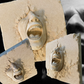 Face Through The Wall ABS Mold