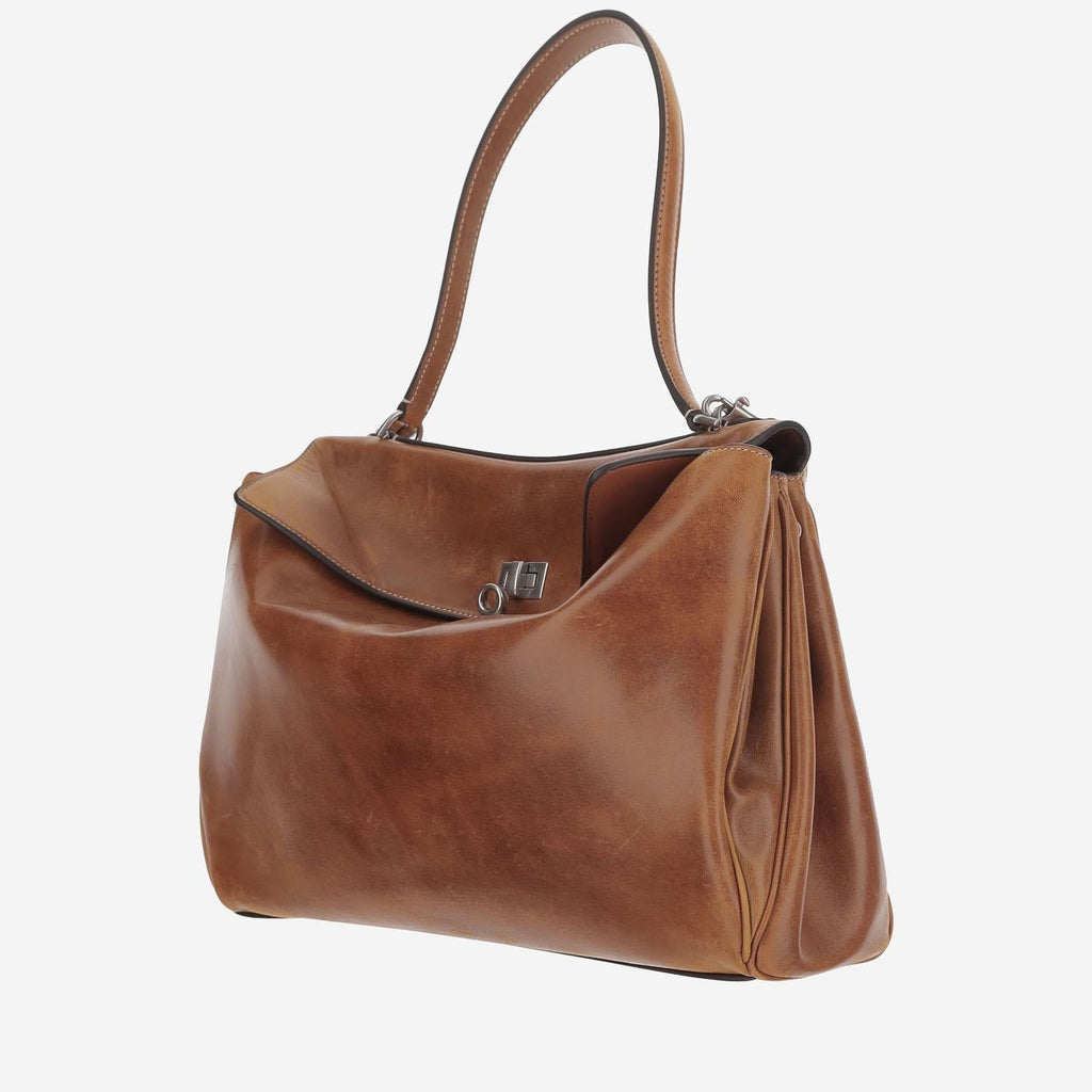 Balenciaga Brown Rodeo Shoulder Bag
