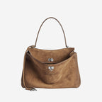 Balenciaga Medium Suede Rodeo Shoulder Bag