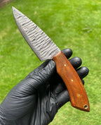 Handmade Damascus Steel Hunting Knife