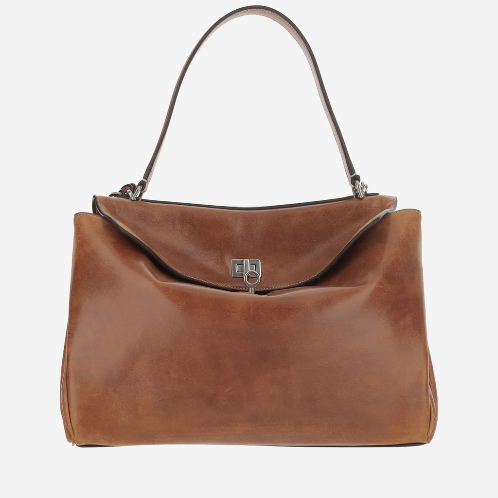 Balenciaga Brown Rodeo Shoulder Bag