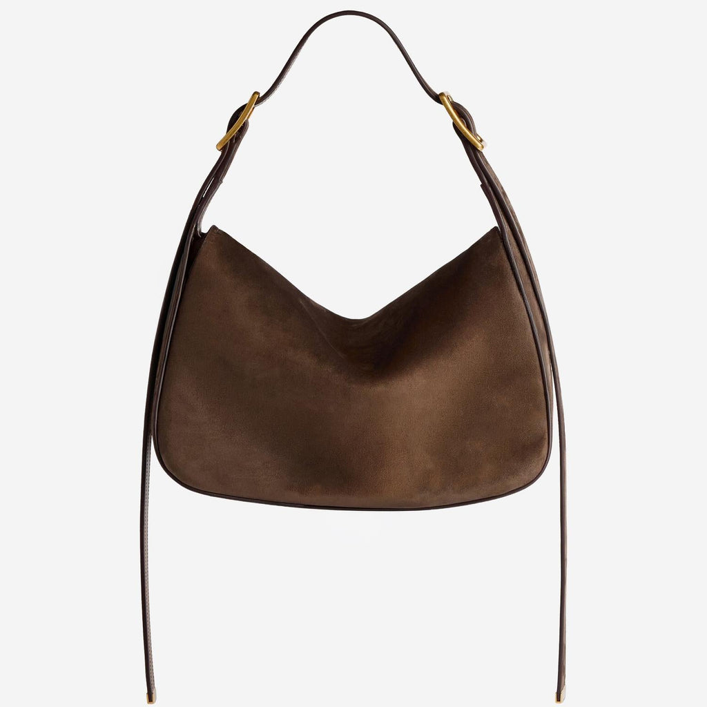 Balenciaga Brown Suede Cicca Shoulder Bag