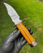 Handmade Damascus Steel Hunting Knife
