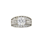 Cubic Zirconium CZ SS Bridal Sterling Silver