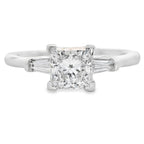 Genuine 1.12ct Lab Grown Diamond  10KT White Gold
