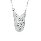 Natural .05ct Diamond Animal Pendant Sterling Silver