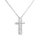 .15ct Diamond Cross Religious Pendant 14KT Yellow Gold