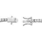 Moissanite Malachite Tennis Bracelet Sterling Silver