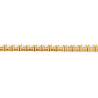 5.50ct Diamond Tennis Bracelet 18KT Yellow Gold