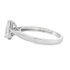 Genuine .50ct Lab Grown Diamond  10KT White Gold