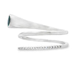 .75ct Emerald Diamond Ring 14KT White Gold