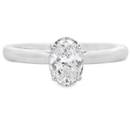 Genuine .50ct Lab Grown Diamond  10KT White Gold