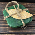 Jade Coasters, Set of 4