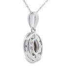 .42ct Quartz Diamond Fashion Pendants 10KT White Gold