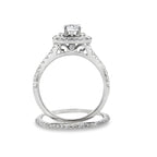 Lab Grown Diamond Fashion band rings 14KT White Gold
