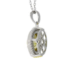Cubic Zirconium Fashion Pendants Sterling Silver