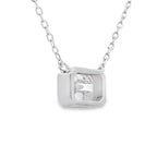.85ct Moissanite Pendant Sterling Silver