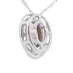 .40ct Quartz Diamond Fashion Pendants 10KT White Gold