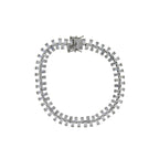 Cubic Zirconium Tennis Bracelet Sterling Silver