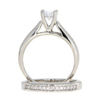 Cubic Zirconia CZ SS Bridal Sterling Silver