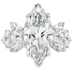 7.08ct Lab Grown Diamond Eng Only 14KT White Gold