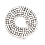6.85ct Moissanite Tennis Necklace Sterling Silver