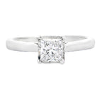 Natural .50ct Lab Grown Diamond  10KT White Gold