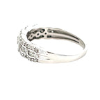 .50ct Diamond Wedding Band Ring 14KT White Gold
