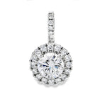 Lab Grown Diamond Fashion Pendants 10KT White Gold