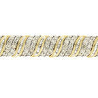10.00ct Diamond Tennis Bracelet 10KT Yellow Gold