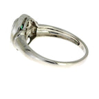 .60ct Emerald Diamond Ring 10KT White Gold