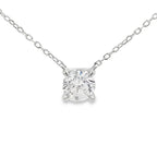 1.00ct Lab Grown Diamond Pendant Sterling Silver