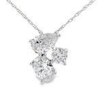 Lab Grown Diamond Fashion Pendants 14KT White Gold