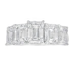 4.00ct Lab Grown Diamond Eng Only 14KT White Gold