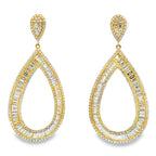 8.65ct Diamond Dangle Earrings 18KT Yellow Gold