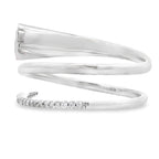.78ct Sapphire Diamond Ring 14KT White Gold