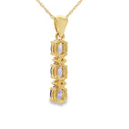 Tanzanite Diamond Fashion Pendants 10KT Yellow Gold