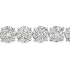 Lab Grown Diamond Tennis Bracelet 10KT White Gold