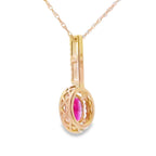 .61ct Ruby Diamond Fashion Pendants 10KT Yellow Gold
