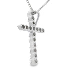.50ct Cross Religious Pendant Sterling Silver