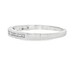 .11ct Diamond Wedding Band Ring 14KT White Gold