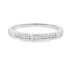 .11ct Diamond Wedding Band Ring 14KT White Gold
