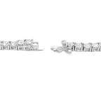 39.98ct Moissanite Tennis Necklace Sterling Silver