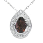 .39ct Quartz Diamond Fashion Pendants 10KT White Gold