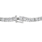 Lab Grown Diamond Tennis Bracelet Sterling Silver