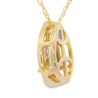 .47ct Peridot Diamond Fashion Pendants 10KT Yellow Gold