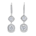 8.51ct Moissanite Dangle Earrings Sterling Silver