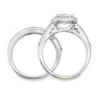 Cubic Zirconia CZ SS Bridal Sterling Silver