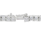 Lab Grown Diamond Tennis Bracelet Sterling Silver