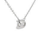 1.00ct Lab Grown Diamond Pendant Sterling Silver